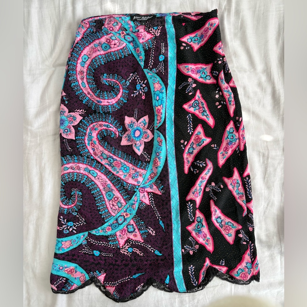 Betsy Johnson Paisley Skirt